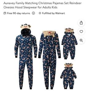 Christmas onesie pajamas Men Small